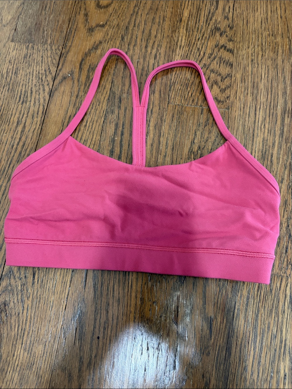 Women's Red Lululemon sports bra